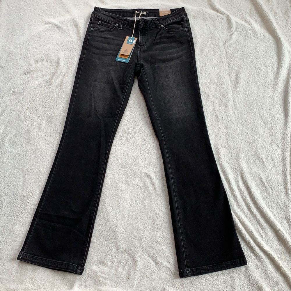 Black boot cut jeans
